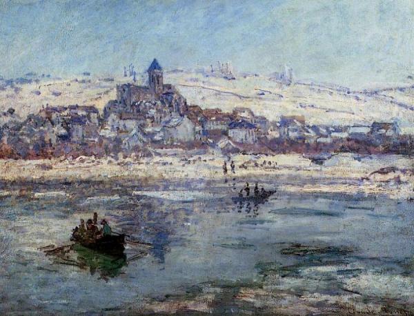 Vetheuil In Winter by Claude Monet