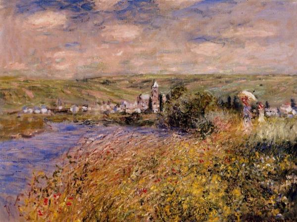 Vetheuil Seen From Ile Saint Martin by Claude Monet Oil Painting Reproductions