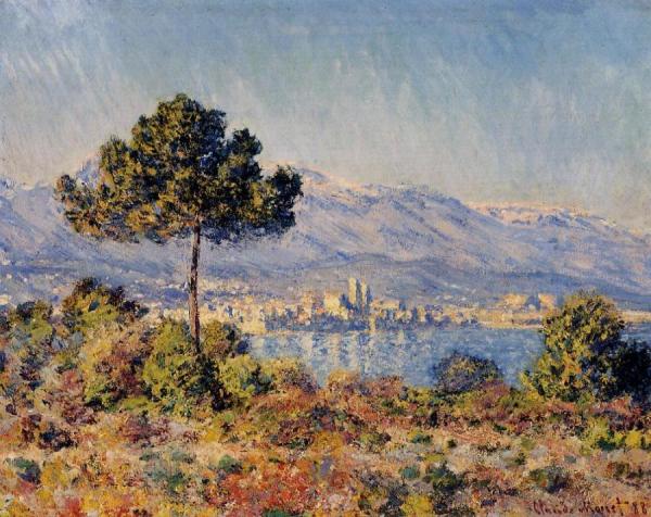 View Of Antibes From The Notre-dame Plateau by Claude Monet