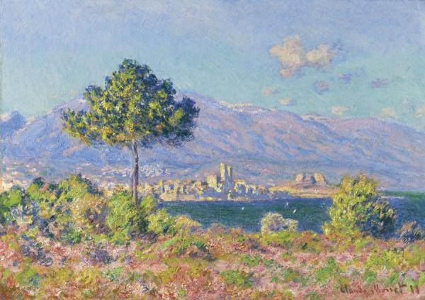 View Of Antibes From The Plateau Notre-dame by Claude Monet