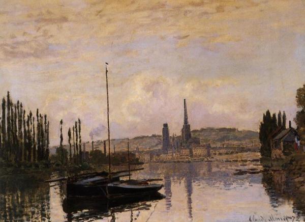 View Of Rouen by Claude Monet Oil Painting Reproductions