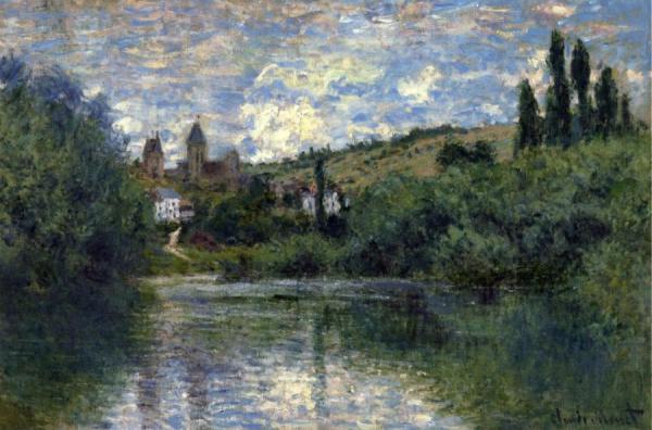 Claude Monet View Of Vetheuil