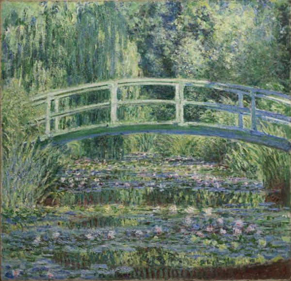 Water Lilies And Japanese Bridge,1899 by Claude Monet