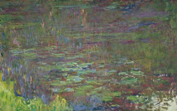 Waterlilies At Sunset (detail From The Right Hand Side), 1915 1926 by Claude Monet