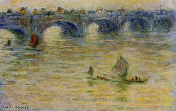 Waterloo Bridge by Claude Monet