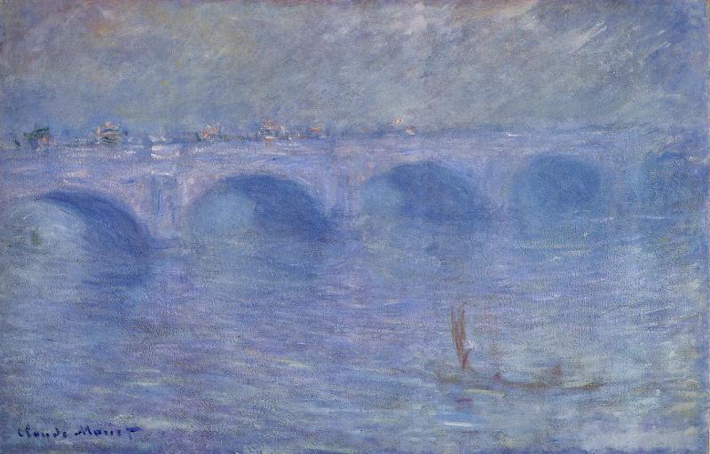 Waterloo Bridge In The Fog by Claude Monet Oil Painting Reproductions