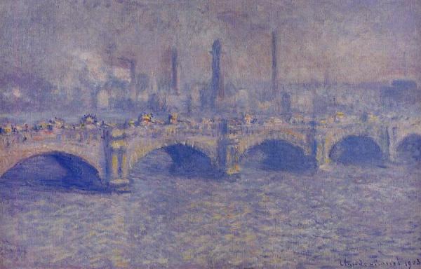Waterloo Bridge, Sunlight Effect by Claude Monet
