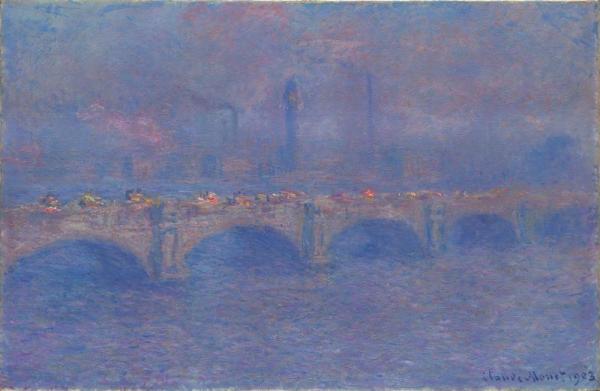 Waterloo Bridge, Sunlight Effect by Claude Monet