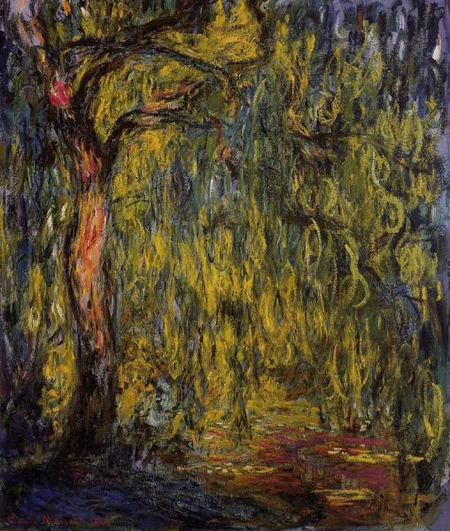 Weeping Willow by Claude Monet Oil Painting Reproductions