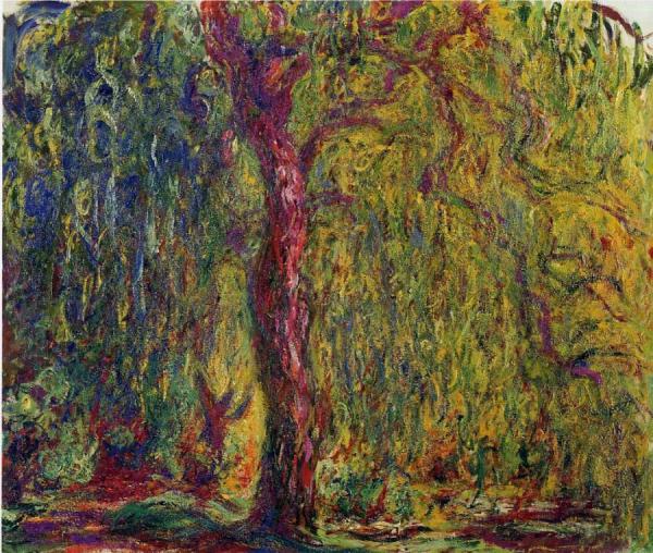 Weeping Willow by Claude Monet