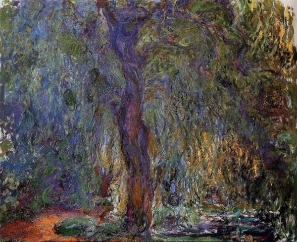 Weeping Willow by Claude Monet