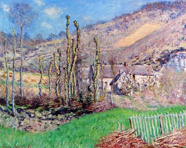 Winter Landscape At The Val De Falaise by Claude Monet