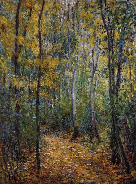 Wood Lane by Claude Monet