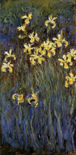 Yellow Irises by Claude Monet