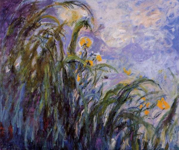Yellow Irises by Claude Monet