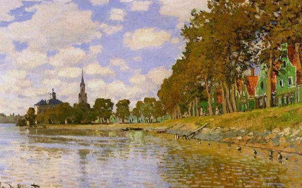 Zaandam by Claude Monet