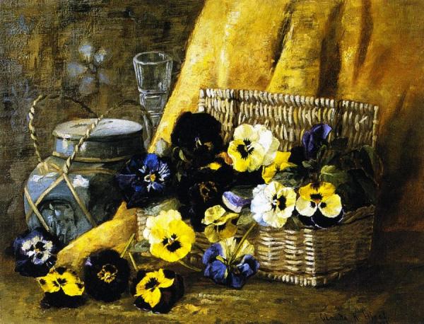 Pansies by Claude Raguet Hirst
