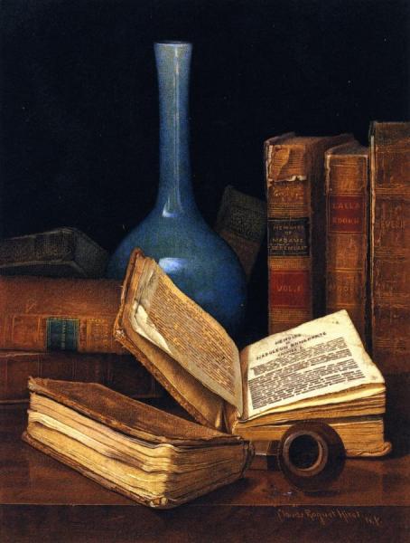 The Bookworm's Table by Claude Raguet Hirst