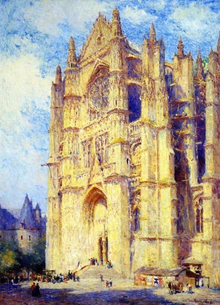 Beauvais Cathedral by Colin Campbell Cooper