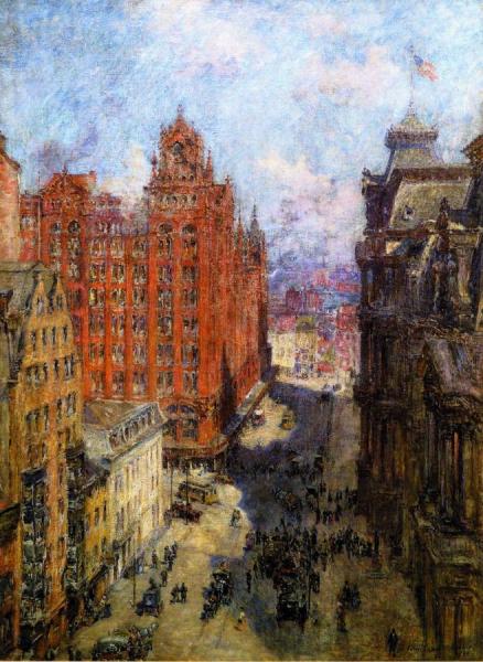 Broad Street Station, Philadelphia by Colin Campbell Cooper