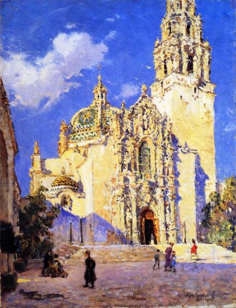 California State Building, San Diego Exposition by Colin Campbell Cooper