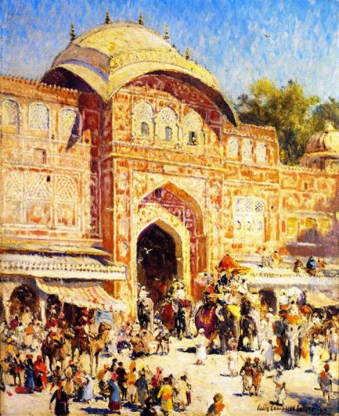 Entrance To The Maharaja's Palace by Colin Campbell Cooper