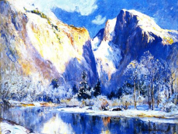 Half Dome, Yosemite by Colin Campbell Cooper Oil Painting Reproductions