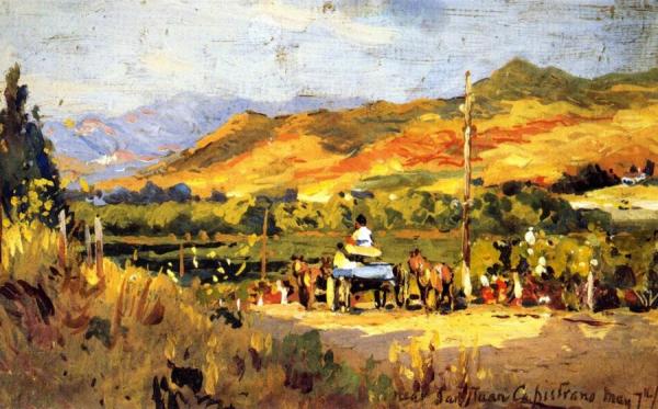 Near San Juan Capistrano by Colin Campbell Cooper