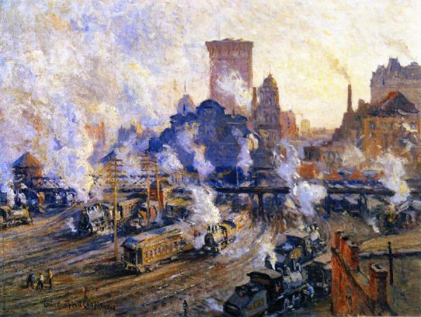 Old Grand Central Station by Colin Campbell Cooper