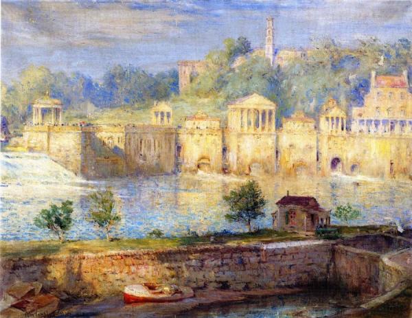 Old Waterworks, Fairmount by Colin Campbell Cooper