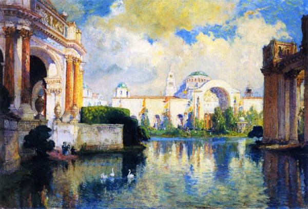 Panama-pacific Exposition Building by Colin Campbell Cooper