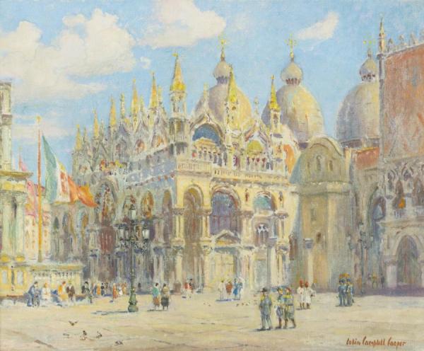 St. Marks Cathedral by Colin Campbell Cooper