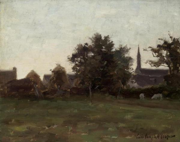 Sunrise,sunset by Colin Campbell Cooper