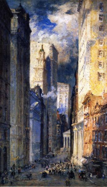 The Financial District by Colin Campbell Cooper