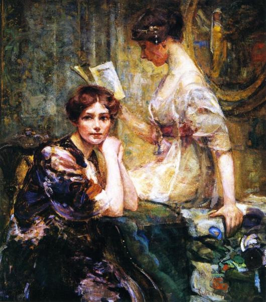 Two Women by Colin Campbell Cooper