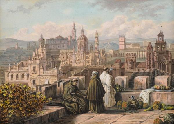 Conrad Geyer Italian City View