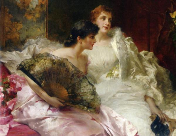 After The Ball by Conrad Kiesel Oil Painting Reproductions