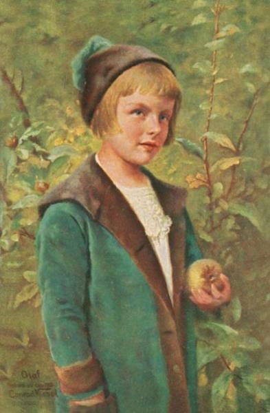 Portrait Of A Boy by Conrad Kiesel