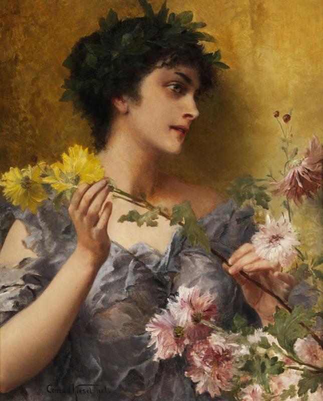Tribute To The Flowers by Conrad Kiesel