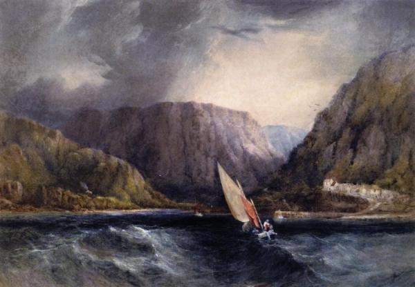 View Of Lynmouth, Devonshire by Conrad Martens