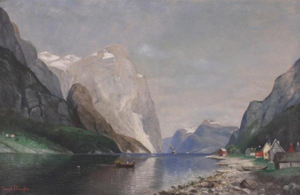 Fjord Landscape by Conrad Selmyhr