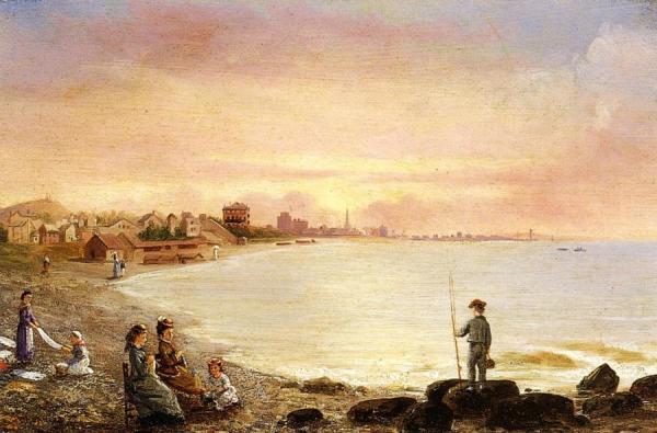 Sunrise At Saint Malo by Conrad Wise Chapman