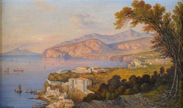 A View Of Sorrento by Consalvo Carelli