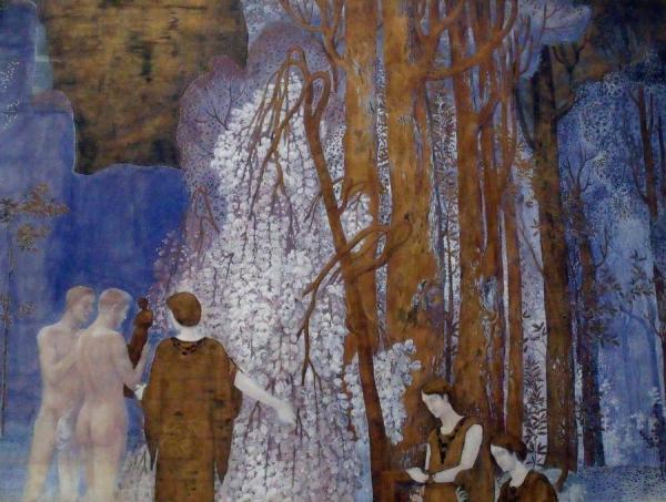 La Barque De L' Idéal by Constant Montald Oil Painting Reproductions