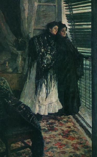 Before Balcony by Constantin Alexeevich Korovin