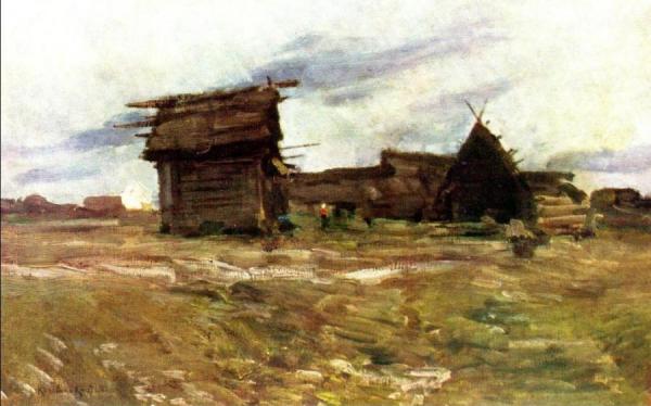 Evening by Constantin Alexeevich Korovin