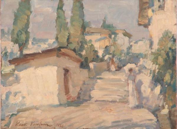 Gurzuf by Constantin Alexeevich Korovin