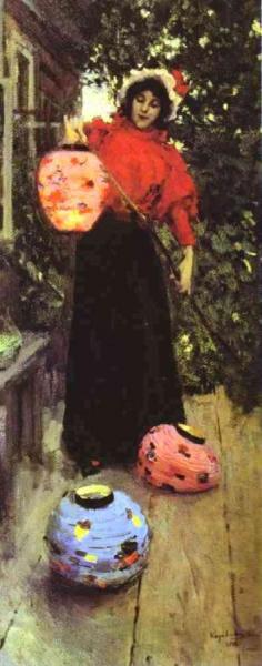 Paper Lanterns by Constantin Alexeevich Korovin