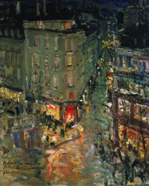 Paris. Boulevard Des Capucines by Constantin Alexeevich Korovin