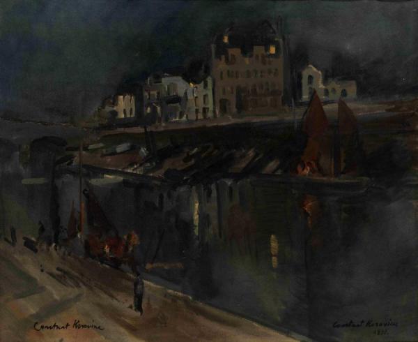 Parisian Evening by Constantin Alexeevich Korovin